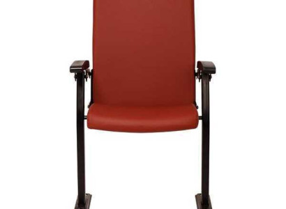 Armchair Sofa 1 Seater for Theater Design Luxury Red Armchair Art Deco Textile new